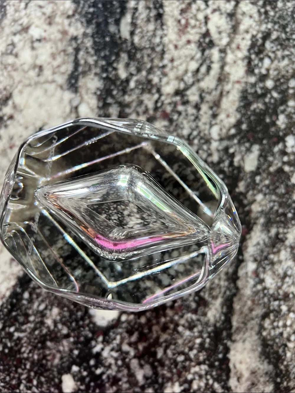 Vintage Kosta Boda Signed Thick Crystal Vase